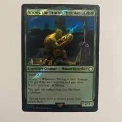 Strong, The Brutish Thespian NM Surge Foil PIP-612 Rare MTG - Image 1