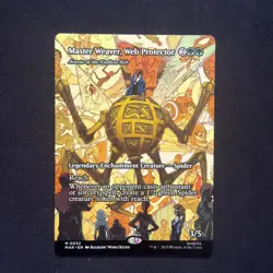 MTG Master Weaver, Web Protector 32 Mythic Borderless Marvel Universe Spider-Man - Image 1