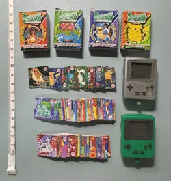 Pokemon GB Pocket Cards Prism Animation Ver. Bulk Nintendo Japanese 1997 Vintage - Image 1