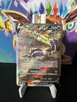 Pokemon TCG. Skunktank V 181/195 Alternate Full Art Silver Tempest (NEAR... - Image 1
