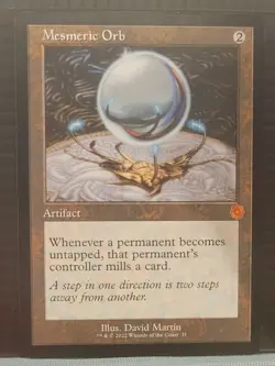 mtg MESMERIC ORB Retro Frame NM Brothers' War 31 -Argo- - Image 1