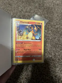 mini pokemon binder filled with some rare cards and some regular cards - Image 2