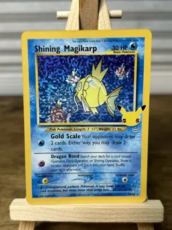 Pokemon TCG Shining Magikarp Card 66/64 Celebrations 25th Anniversary Edition NM - Image 1