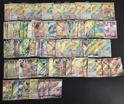 100 Lot SR HR Holo Pokemon TCG Chinese Dragonite Reshiram Aerodactyl SQ #10 - Image 1