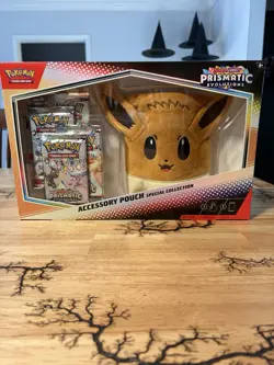 Pokemon TCG Prismatic Evolutions Accessory Pouch Special Collection - Image 1