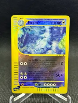 Pokemon TCG Steelix Aquapolis 35/147 Reverse Holo MP Vintage WOTC Free Shipping - Image 1