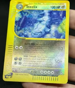 Pokemon TCG Steelix Aquapolis 35/147 Reverse Holo MP Vintage WOTC Free Shipping - Image 2