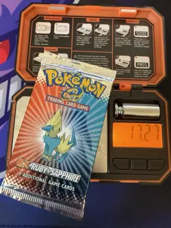 Pokemon EX Ruby & Sapphire Booster Pack - 17.27 G - Manectric Art Factory Sealed - Image 1