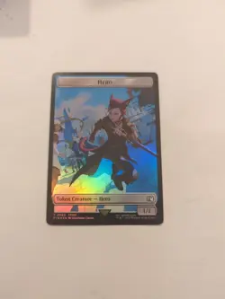 Hero (0003) Copy (0001) *FOIL* Double-Sided Token Final Fantasy NM MTG - Image 1