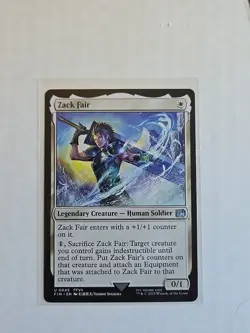 Zack Fair - Final Fantasy - NM - MTG Magic - Uncommon - Creature - Image 1