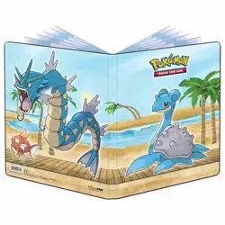 Ultra pro Pokemon Seaside Magikarp Lapras 9 pocket portfolio binder hold 90-180 - Image 1
