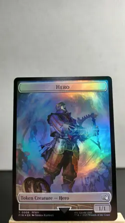Bird // Hero Foil Token Common [NM] - MTG FIN - Image 2