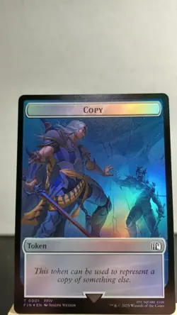 Copy // Hero Foil Token Common [NM] - MTG FIN - Image 1