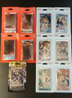 Yugioh Legendary Blister Packs -4 Double Packs-7 Single Packs-Factory Sealed - Image 1