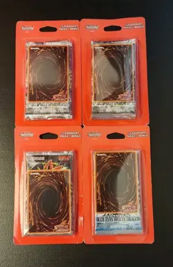 Yugioh Legendary Blister Packs -4 Double Packs-7 Single Packs-Factory Sealed - Image 3