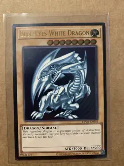 Yugioh Blue-Eyes White Dragon OP28-EN001 OTS Ultimate Rare Near Mint NM - Image 2