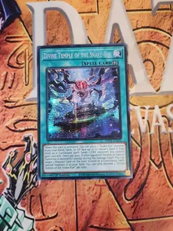 Divine Temple of the Snake-Eye MP24-EN123 Prismatic Secret Rare 1st Ed NM Yugioh - Image 1