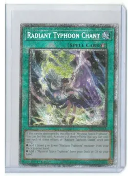 Yu-Gi-Oh! Radiant Typhoon Chant DOOD-EN061 Starlight Rare Unplayed - Image 1