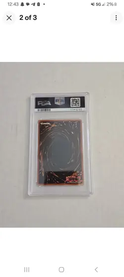2002 YU-GI-OH! MRD-METAL RAIDERS #143 THOUSAND DRAGON PSA 9 - Image 3