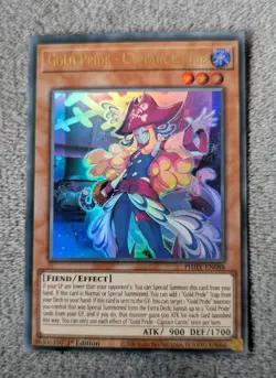 Yugioh-Gold Pride - Captain Carrie-Ultra Rare-1st Edition-PHHY EN088 (NM) - Image 1