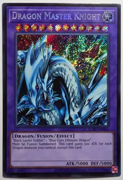 Yugioh Dragon Master Knight LCKC-EN065 Secret Rare Unlimited - Image 1