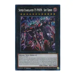 Yu-Gi-Oh! Super Starslayer TY-PHON - Sky Crisis (Secret Rare) - Quarter Century - Image 1