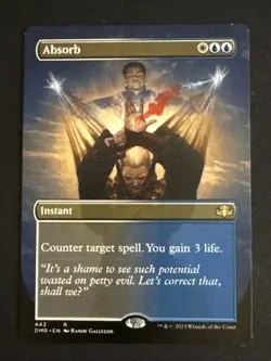 1x Absorb (443) Dominaria Remastered LP MTG Magic the Gathering x1 MKE - Image 1