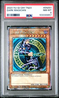 Dark Magician - PSA 8 - TN23-EN001 - Quarter Century Secret Rare - Yugioh - Image 1
