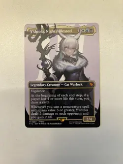 Y'shtola, Night's Blessed (borderless) Near Mint Non-foil Card 207 MTG FIN - Image 1