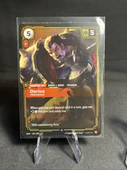 Riftbound Darius Card Origins OGN 027/298 League Of Legends English - Image 1