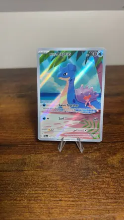 Pokemon TCG Misty's Lapras Holo Card 194/182 Sv10: Destined Rivals - Image 1