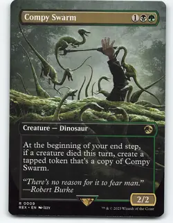 Compy Swarm (Borderless) #9 Magic the Gathering Card - Image 1