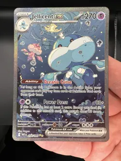 Pokemon TCG Jellicent EX Special Illustration Rare Card 168/086 White Flare NM - Image 1