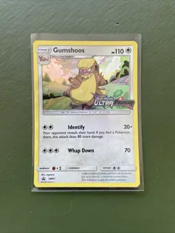 Pokemon Card Gumshoos SM97 Black Star Promo Ultra Prism STAMPED Near Mint - Image 1