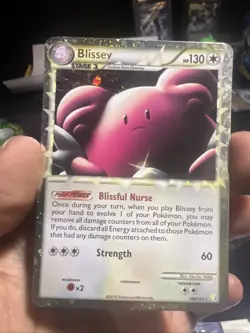Blissey Prime HeartGold SoulSilver Holo Rare Pokemon TCG Card 106/123 LP - Image 1