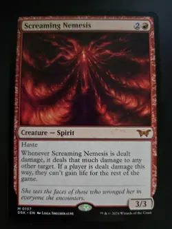 Screaming Nemesis NM Duskmourn: House of Horror MTG FREE SHIPPING - Image 1