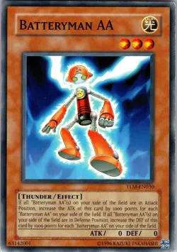 Yu-Gi-Oh TCG Batteryman AA TLM-EN030 Unlimited Regular Common Card LP-NM - Image 1