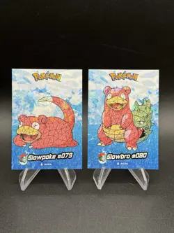Pokemon Slowpoke Slowbro Cracked Ice 2024 Crystal Card Collection Peru US Seller - Image 1