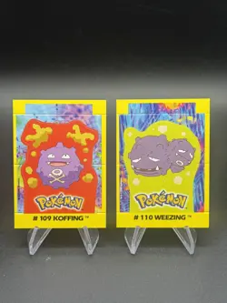 Pokemon Koffing Weezing 2000 Navarrete Buildable Card Kanto Edition Vintage - Image 1