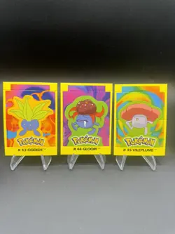 Pokemon Oddish Gloom Vileplume 2000 Navarrete Buildable Card Kanto Vintage - Image 1