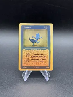 Pokederp Halloween Zombie Gekee Holo Treecko 8/36 Custom Derpy Card - Image 1