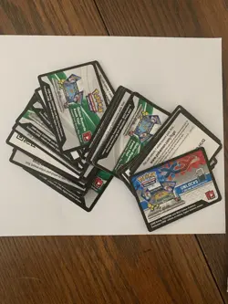 48 UNUSED Pokemon Code Cards - Image 1