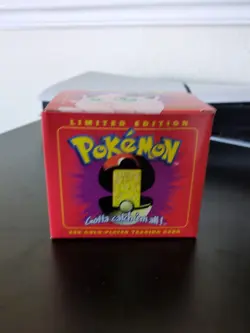 Pokemon 23k Gold Plated Jigglypuff Trading Card Sealed 1999 Red Box Burger King - Image 3
