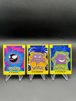 Pokemon Gastly Haunter Gengar 2000 Navarrete Buildable Card Kanto Edition - Image 1