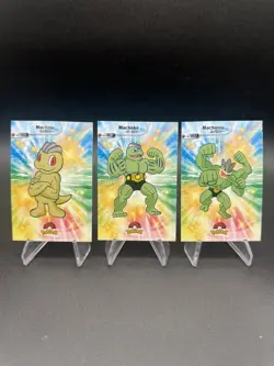 Pokemon Machop Machoke Machamp Holo 2024 Card Database Shiny US Seller - Image 1