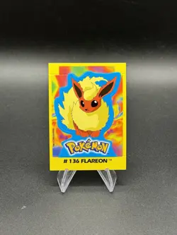 Flareon 136 Pokemon 2000 Navarrete Vintage Buildable Card Kanto Edition - Image 1