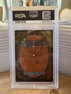 MTG Demonic Tutor PSA 10 Gem Mint Revised Edition - Image 2