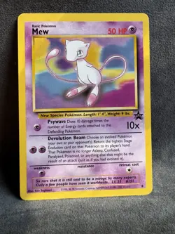 Mew #8 Wotc Black Star Promo Card Pokemon TCG Lightly Played - Image 1