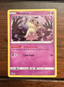 Mimikyu 81/189 Rare Holo Promo Pokemon Card 2020 Darkness Ablaze Near Mint - NM - Image 1