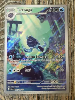 Tirtouga 106/086 Illustration Rare Black Bolt Pokemon Card Mint - Image 1